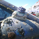 Image for article titled Groovalicious Purple Princess Of Peace Art Car Falls On Hard Times, Faces Crusher